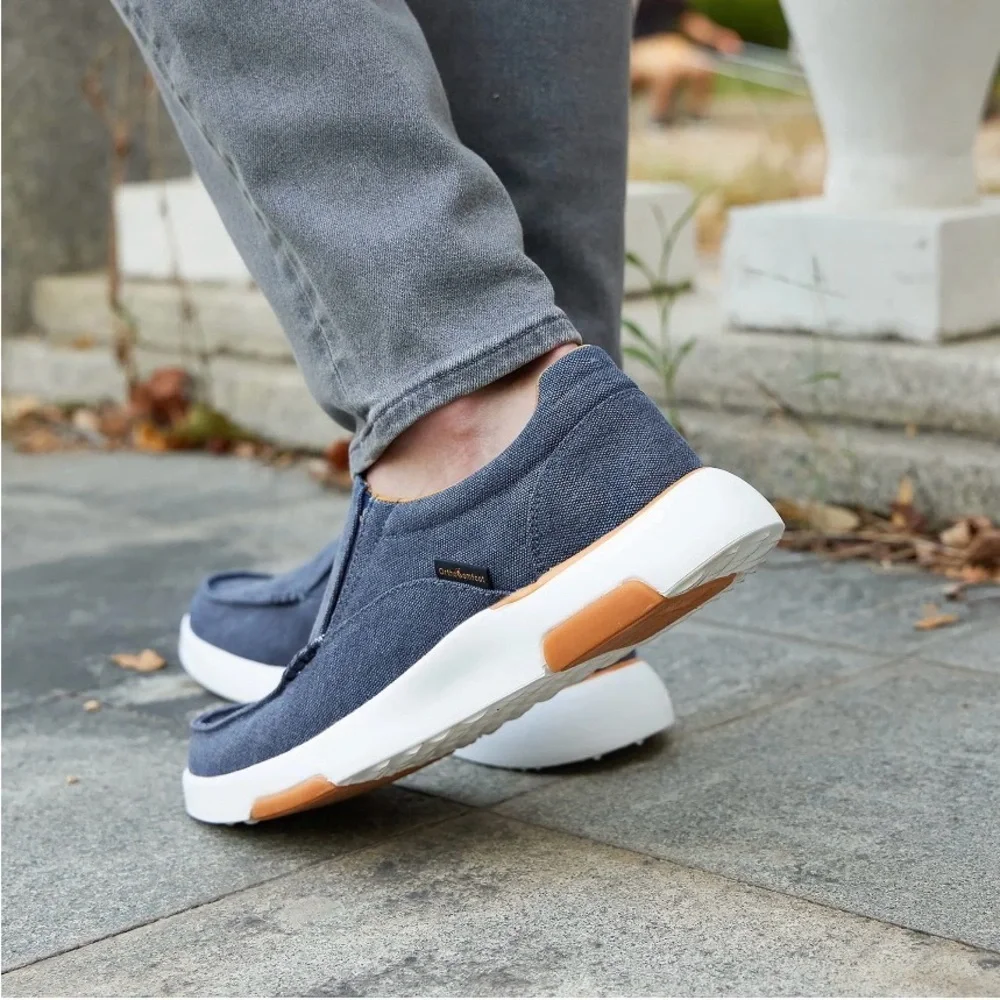 Stylish Denim Blue Slip-On Loafers for Men